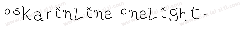 oskarinline onelight字体转换
